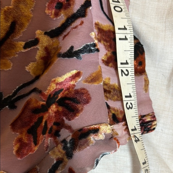 Urban Outfitters Pink Rust Gold Black Embellished Skirt Size M - Picture 7 of 8